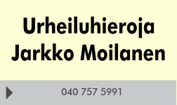 Urheiluhieroja Jarkko Moilanen logo